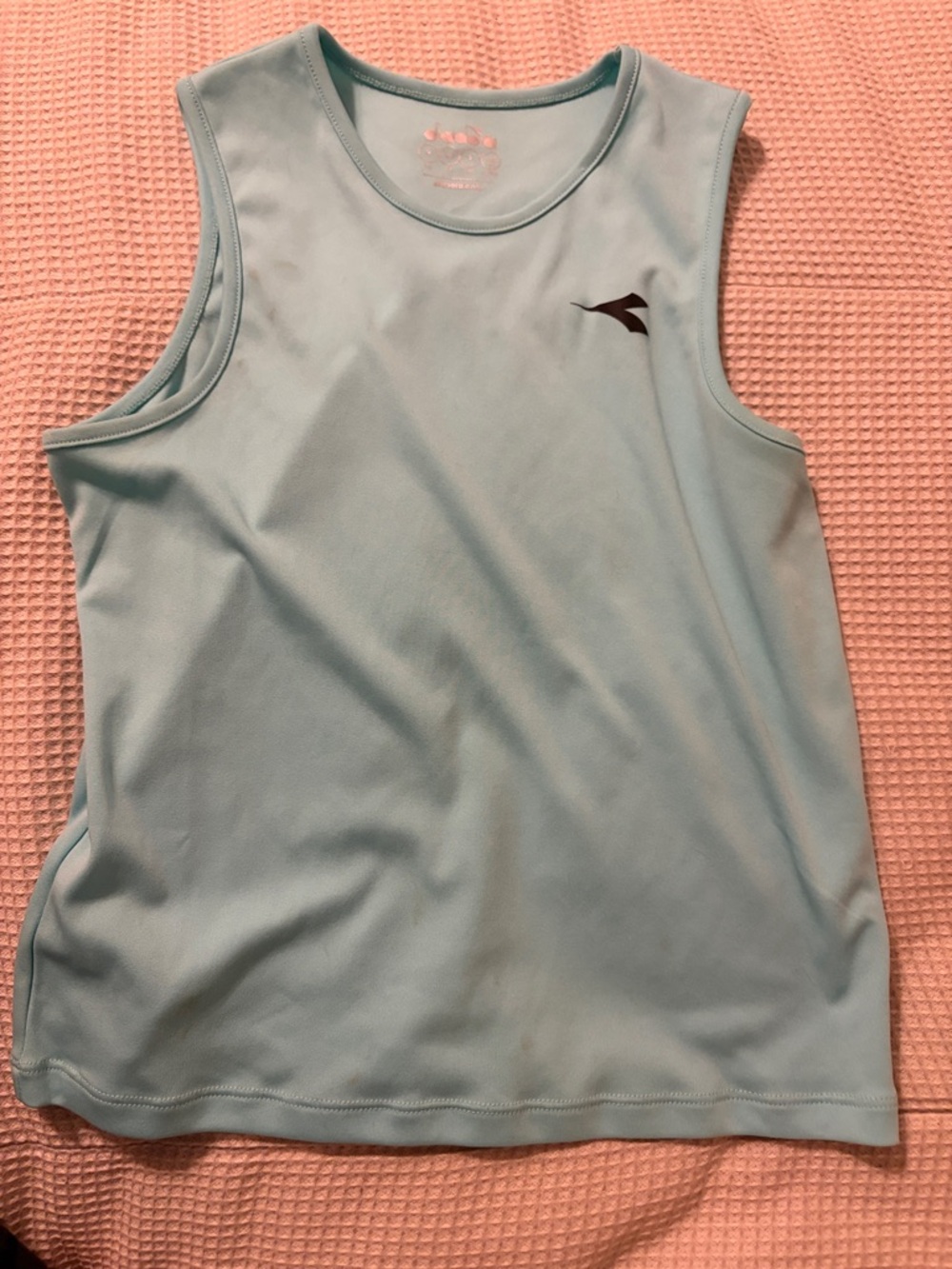 Diadora kids blue/teal tank top